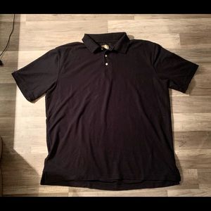 Men’s Foundry Black Polo Style Top Sz 2XLT GUC